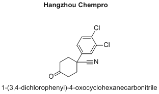 1-(3,4-dichlorophenyl)-4-oxocyclohexanecarbonitrile